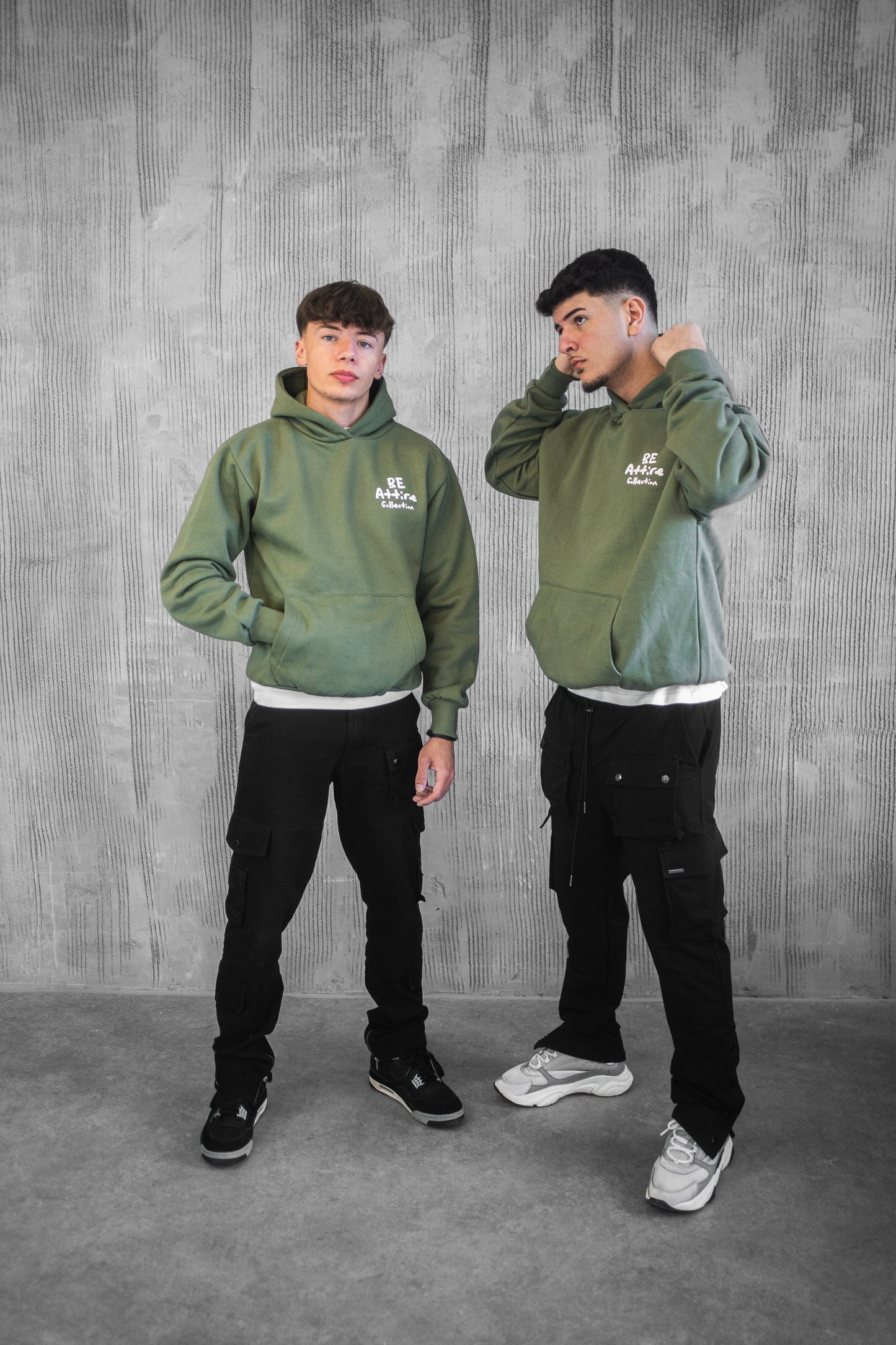 MILITARY GREEN OVERSIZED HOODIE